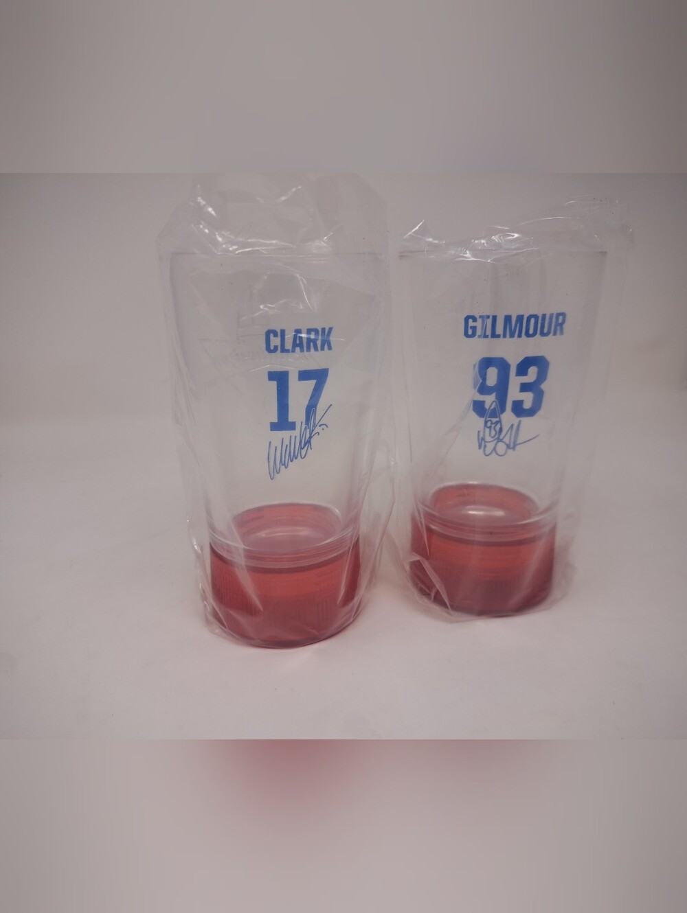 NEW Budweiser Red Light Goal Glass NHL Hockey Toronto Maple Leafs Clark Gilmour - Picture 2 of 9